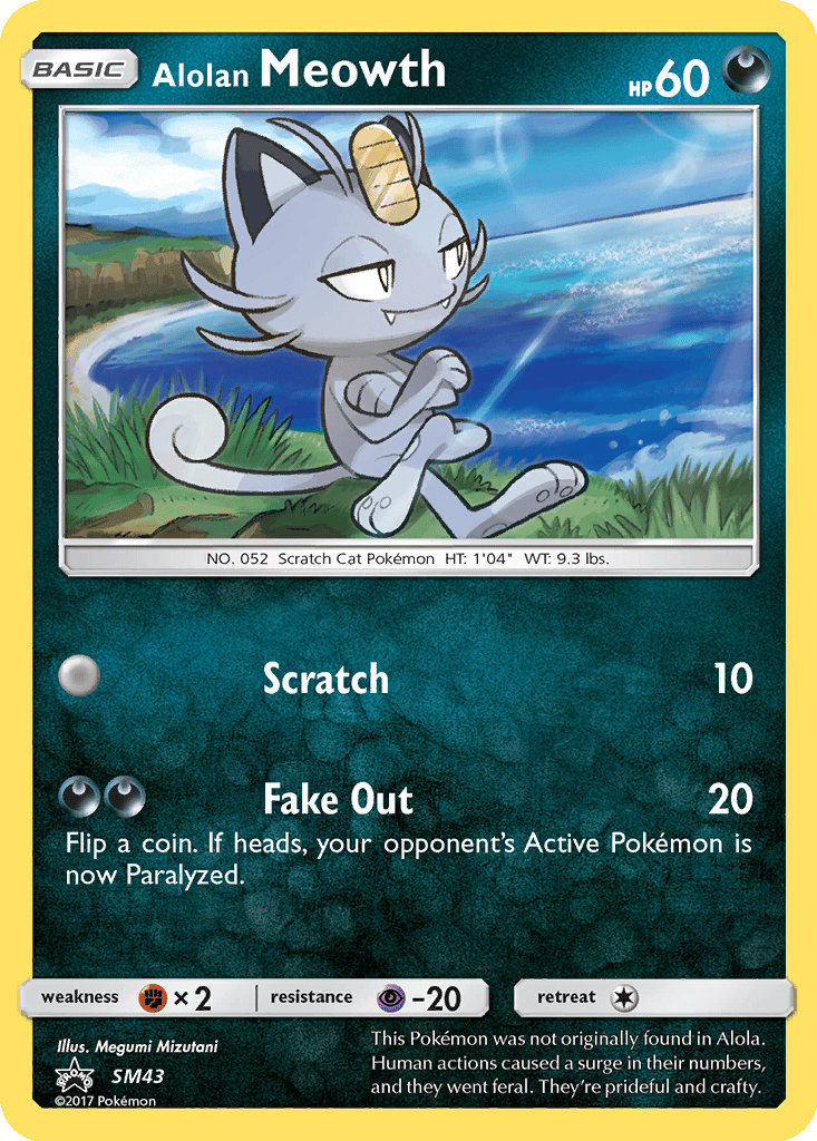 Alolan Meowth card