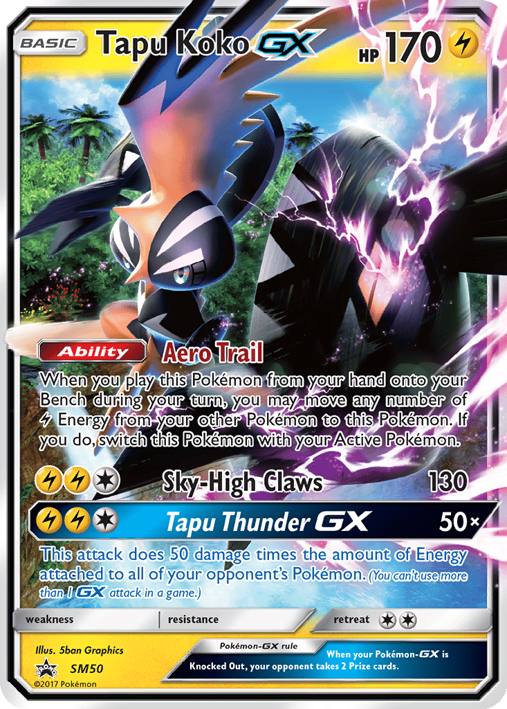 Tapu Koko GX card