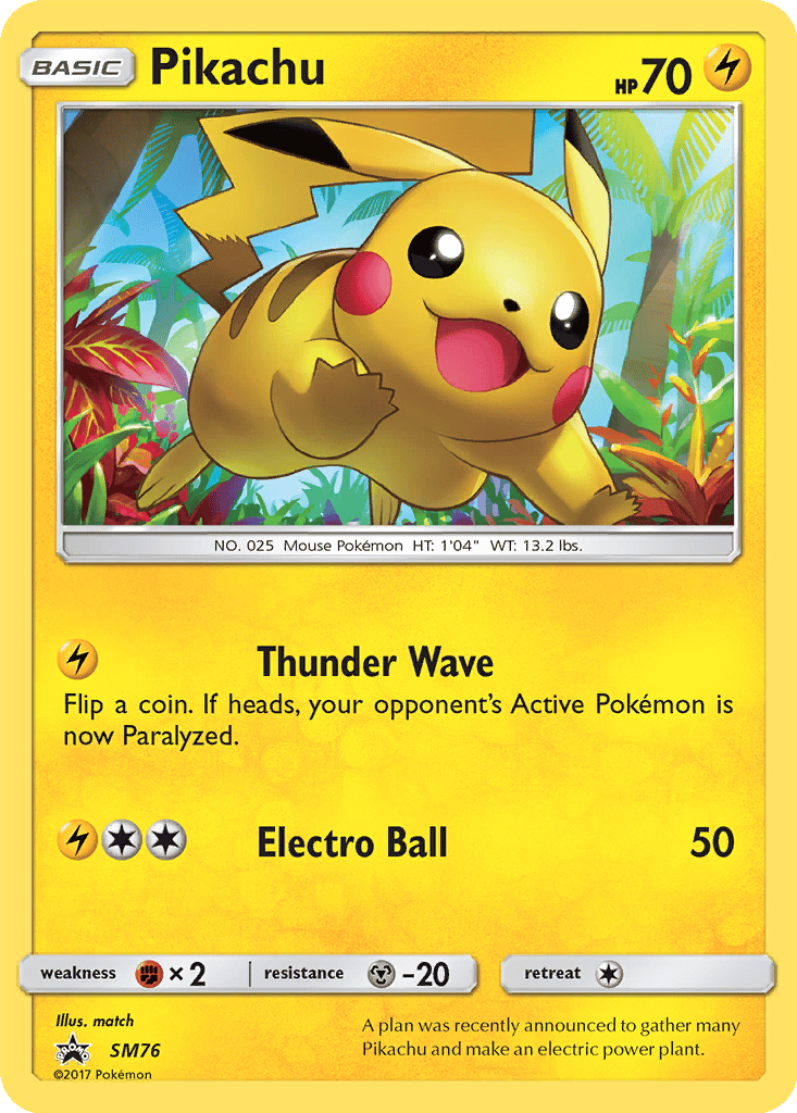 Pikachu card