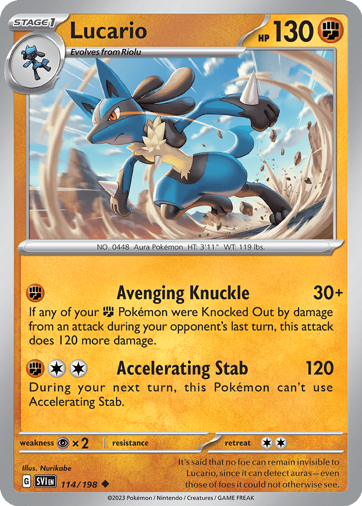 Lucario card