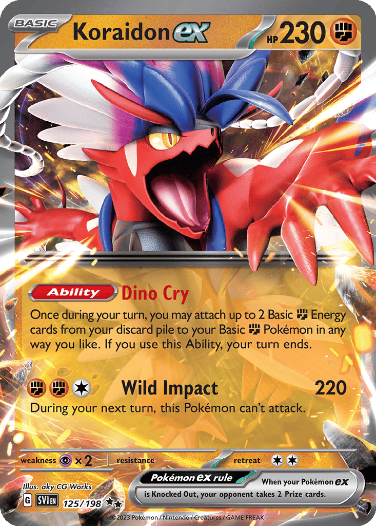 Koraidon ex card