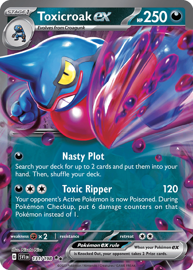 Toxicroak ex card