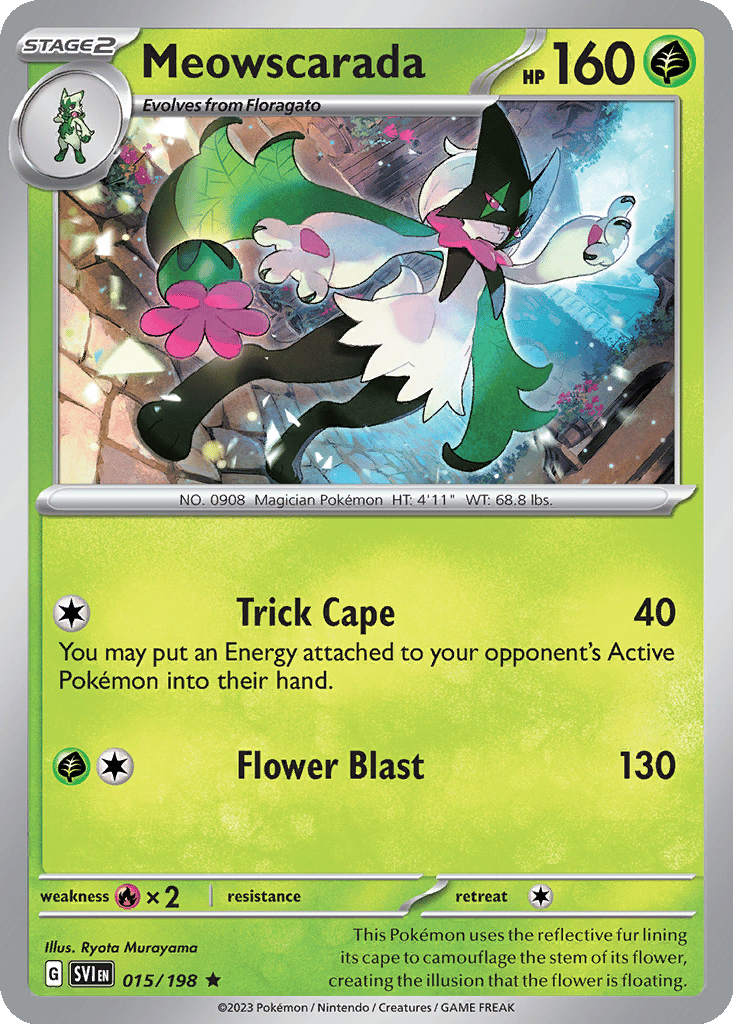 Meowscarada card