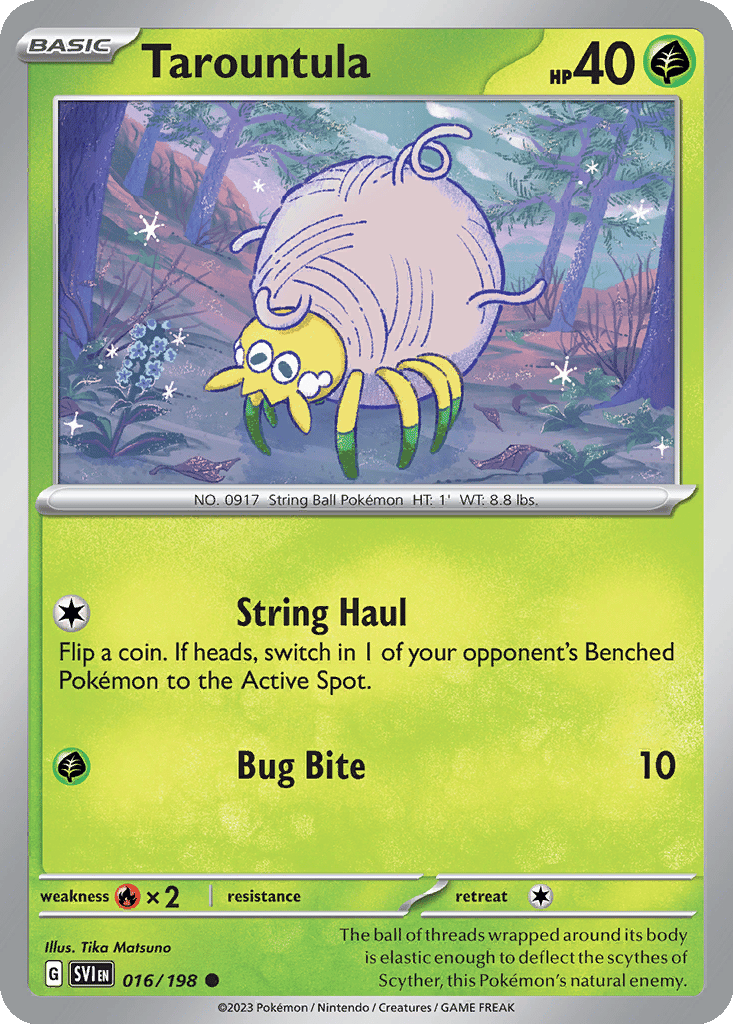 Tarountula card
