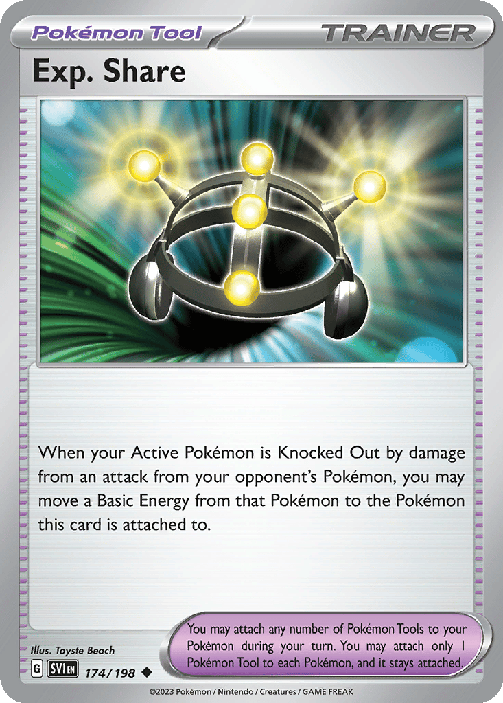 Exp. Share card