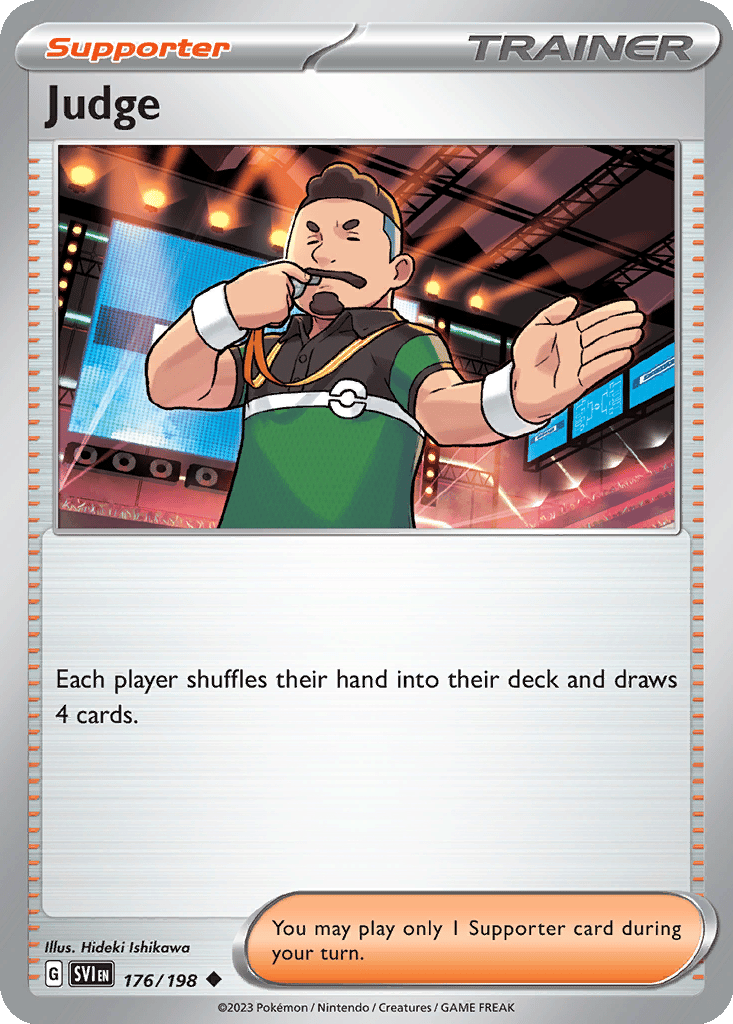 Judge card