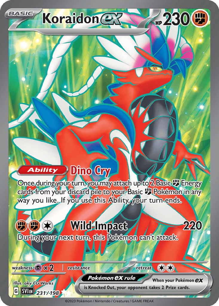 Koraidon ex card