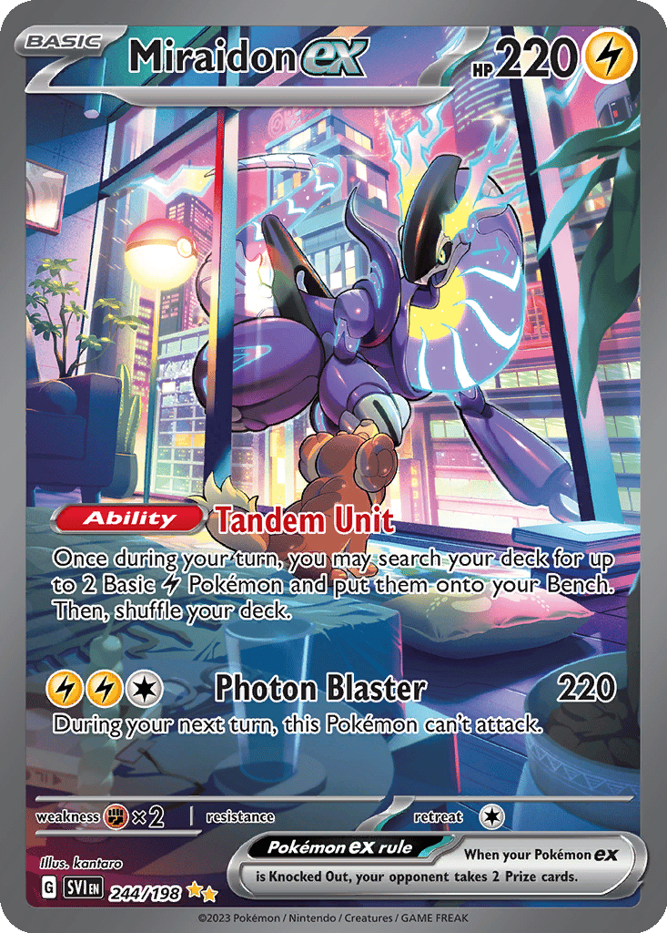 Miraidon ex card