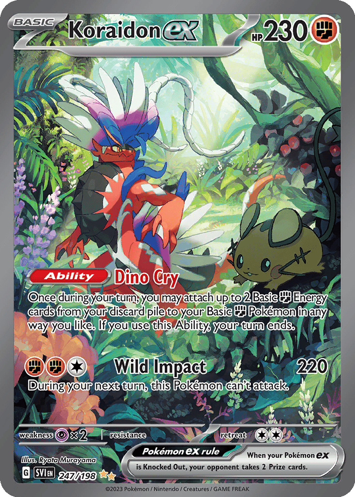 Koraidon ex card