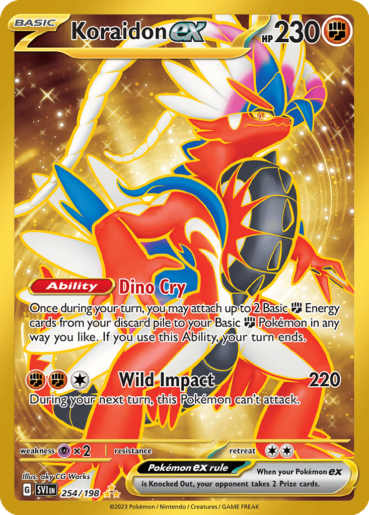 Koraidon ex card