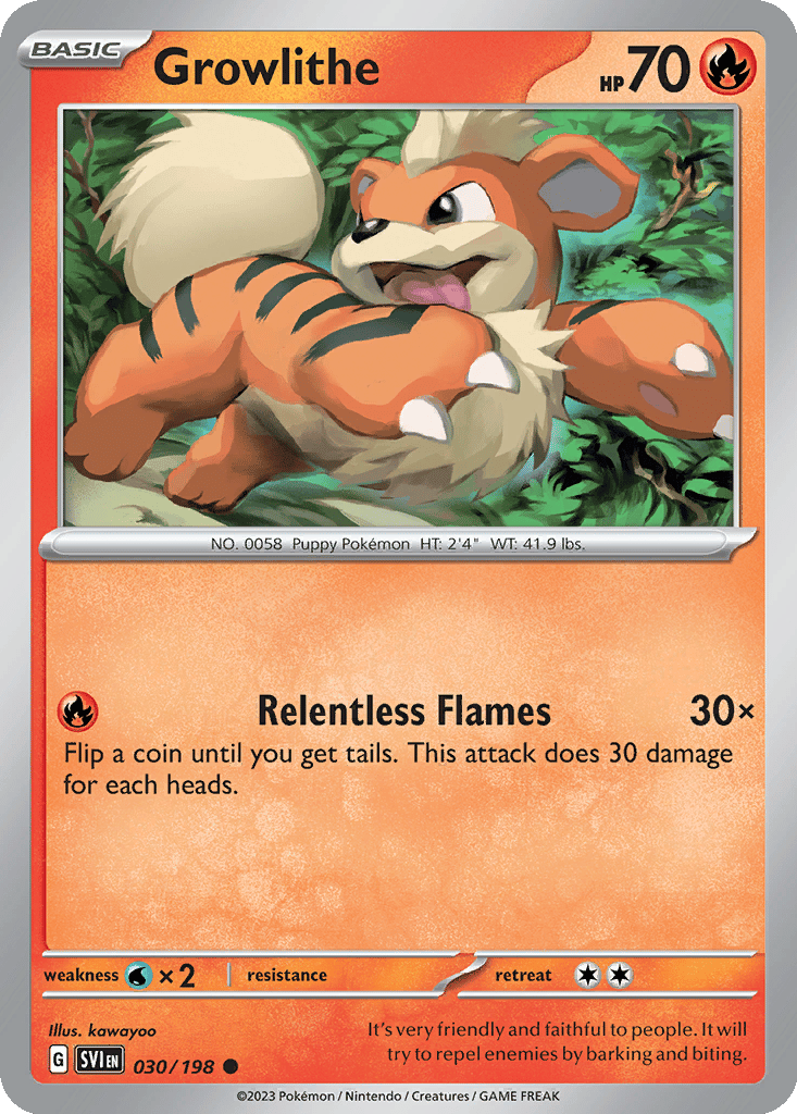 Growlithe card