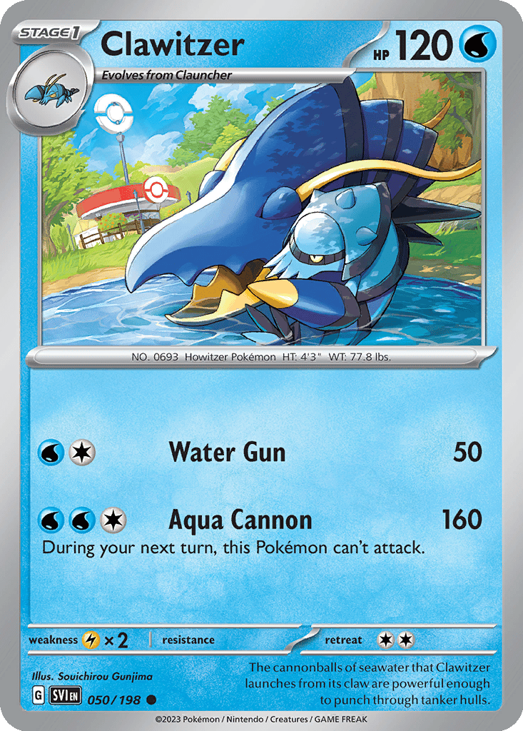 Clawitzer card