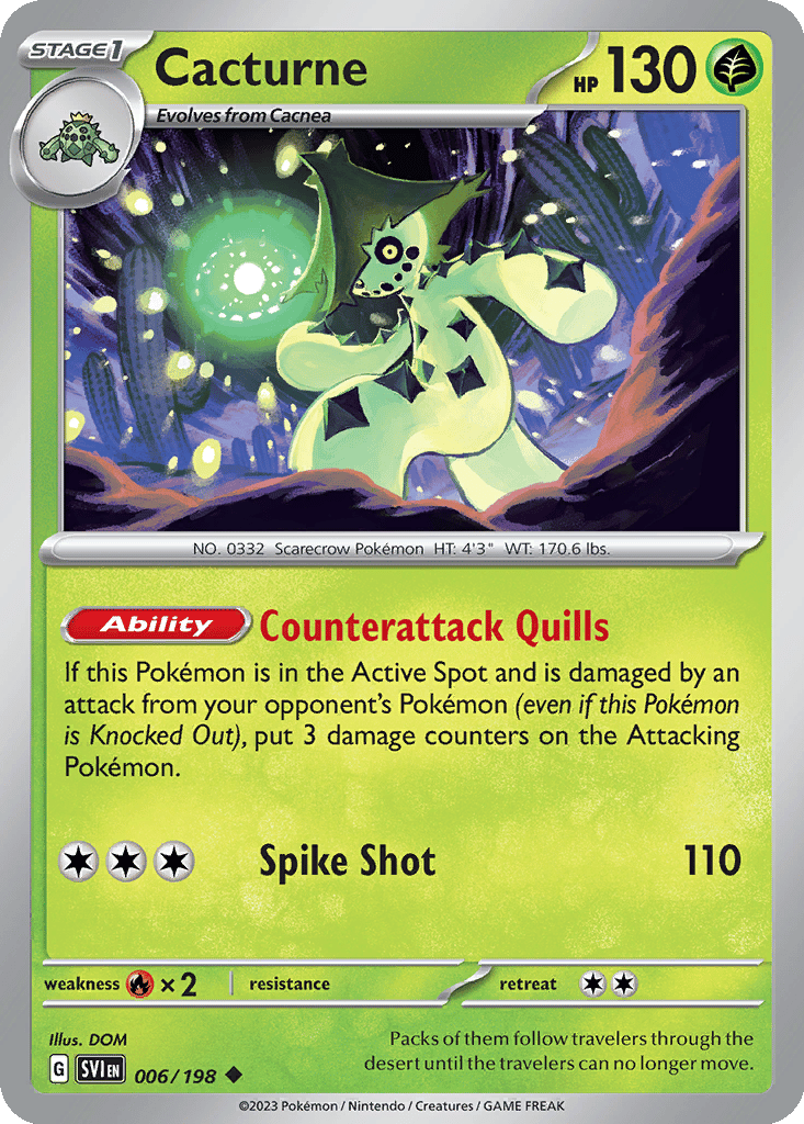 Cacturne card