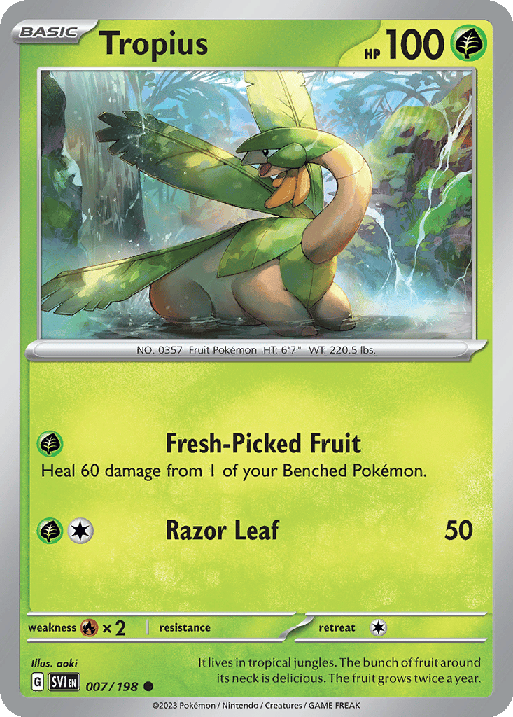 Tropius card