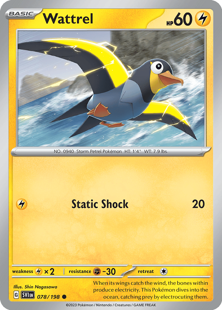 wattrel pokemon card value Game/[SV4a] Shiny Treasure ex]Wattrel 250/190 S Foil | Buy from TCG Republic Collector Store LLC Gaming Kilowattrel Price & Card Details