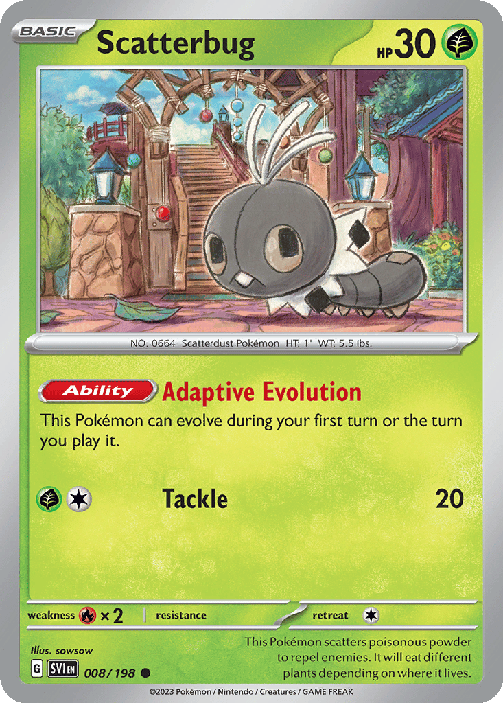 Scatterbug card