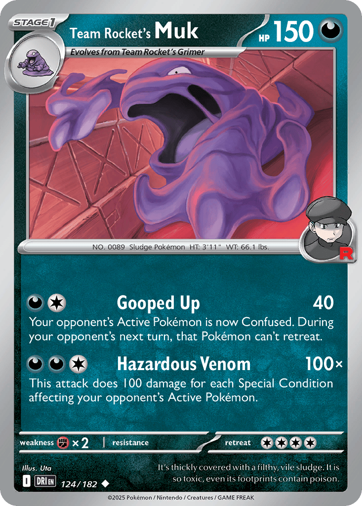 Team Rocket's Muk card