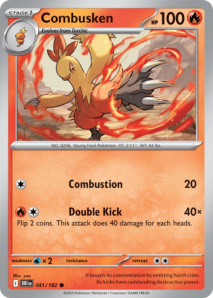 Combusken card