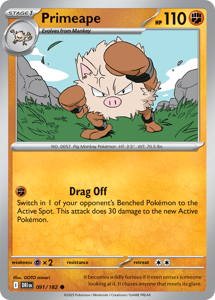 Primeape card