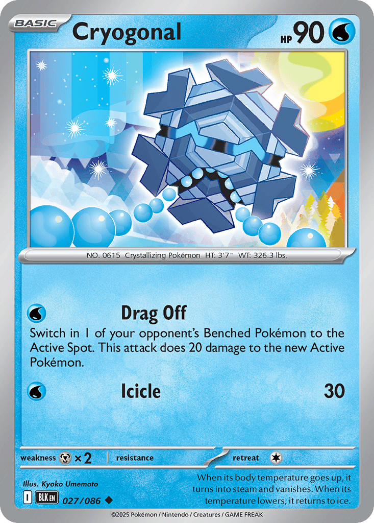 Cryogonal card