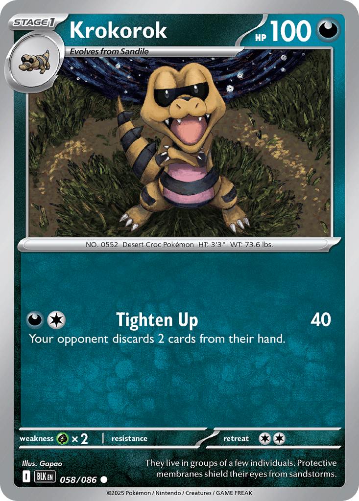 Krokorok card