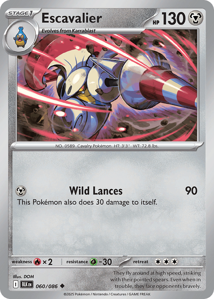 Escavalier card