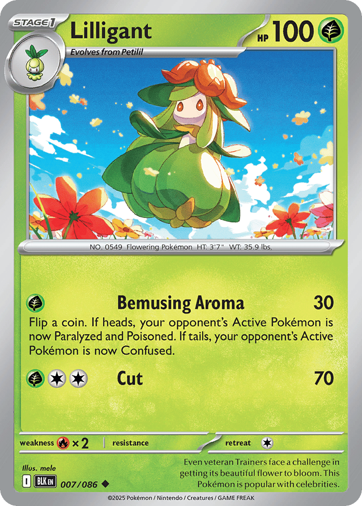 Lilligant card