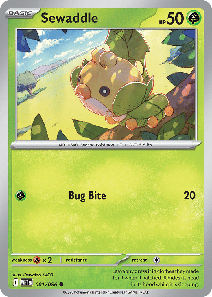 sewaddle pokemon card POKEMON Black & White Legendary Treasures - SEWADDLE 10/113 REV HOLO