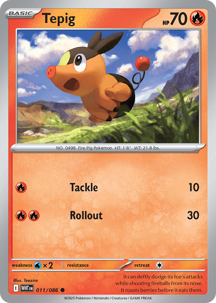 Tepig card