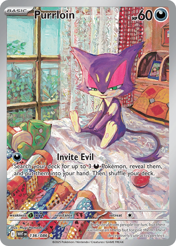 Purrloin card