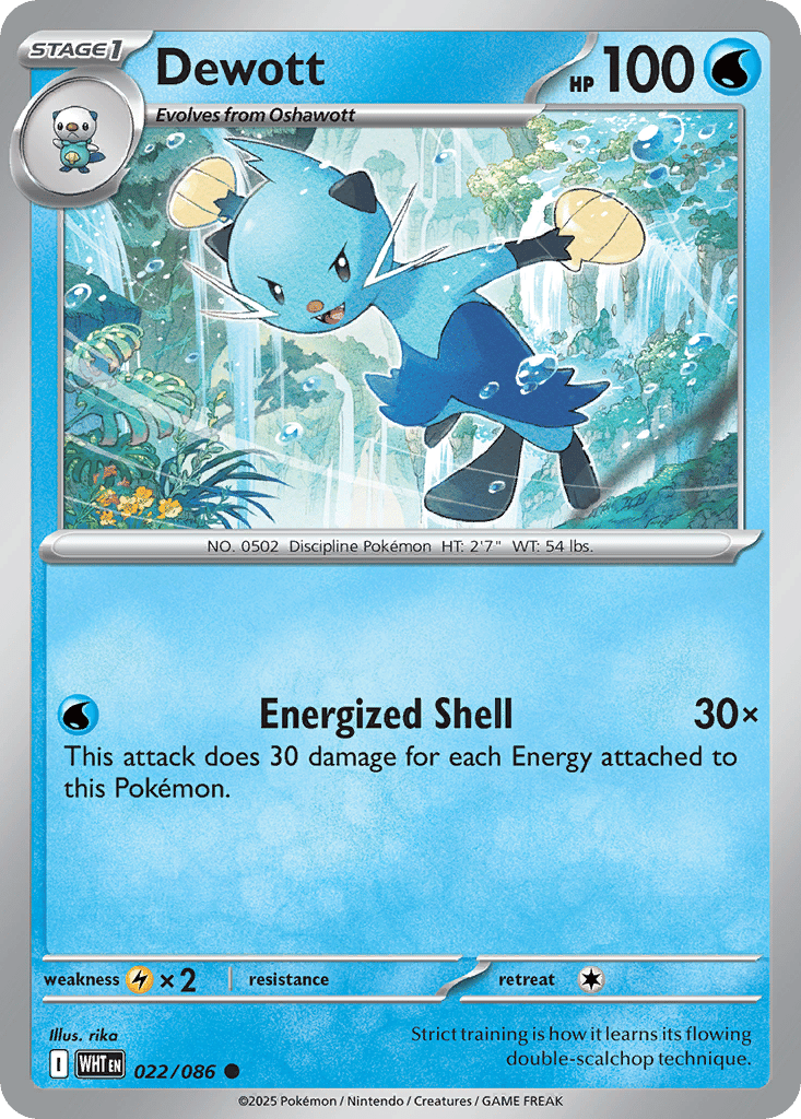 Dewott card