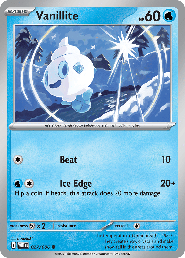 Vanillite card