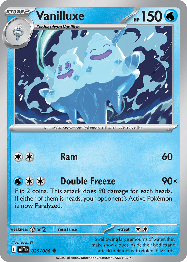 Vanilluxe card