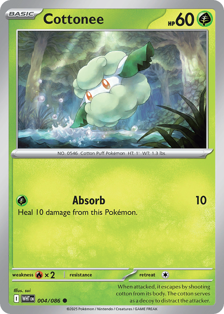 Cottonee card