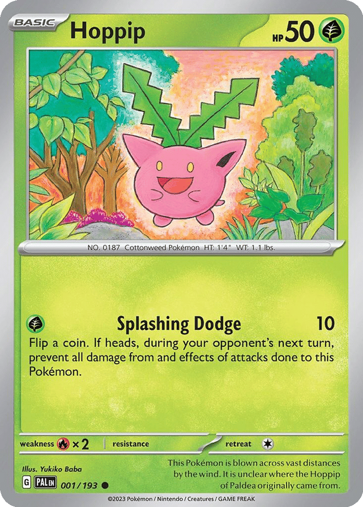 Hoppip card