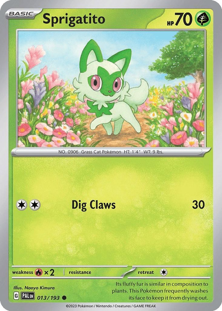 Sprigatito card