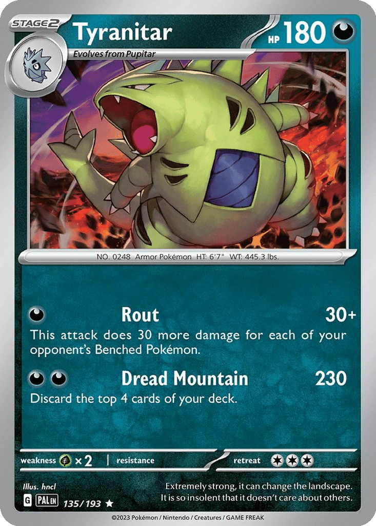 Tyranitar card