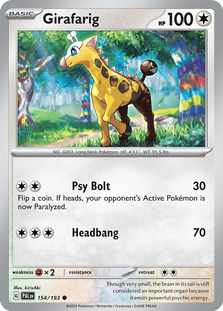Girafarig card