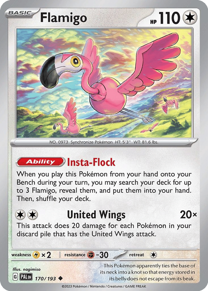 Flamigo card