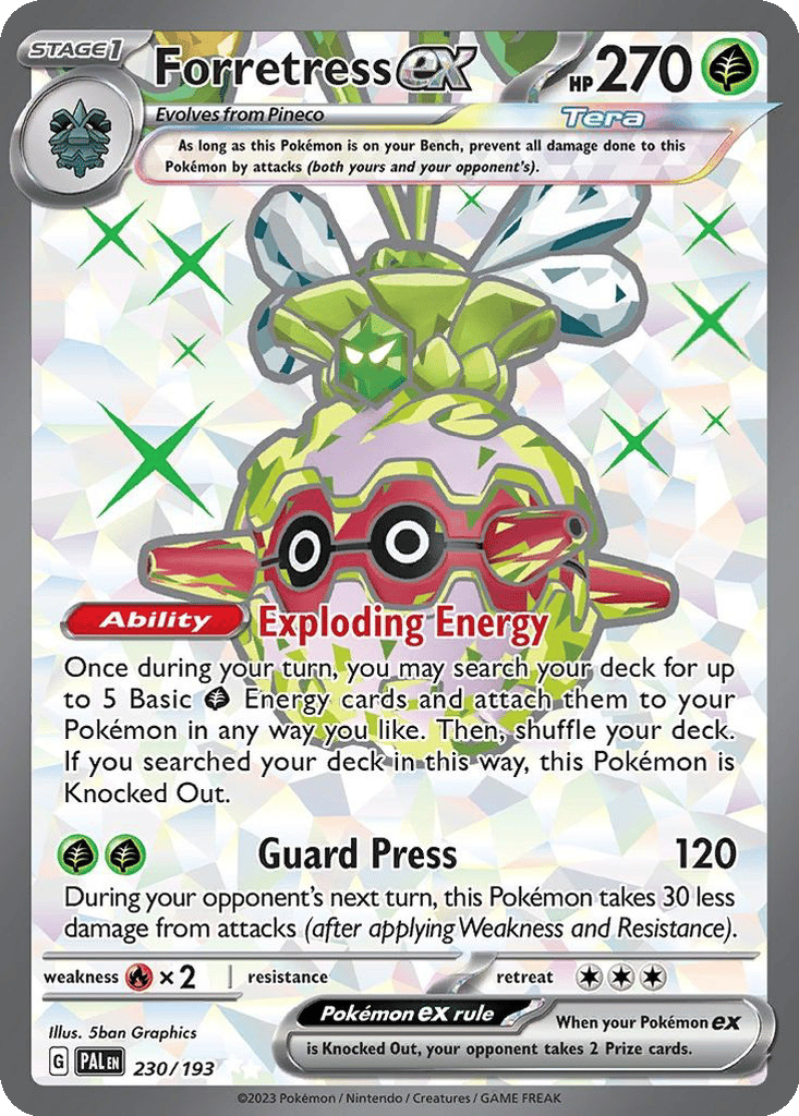 Forretress ex card