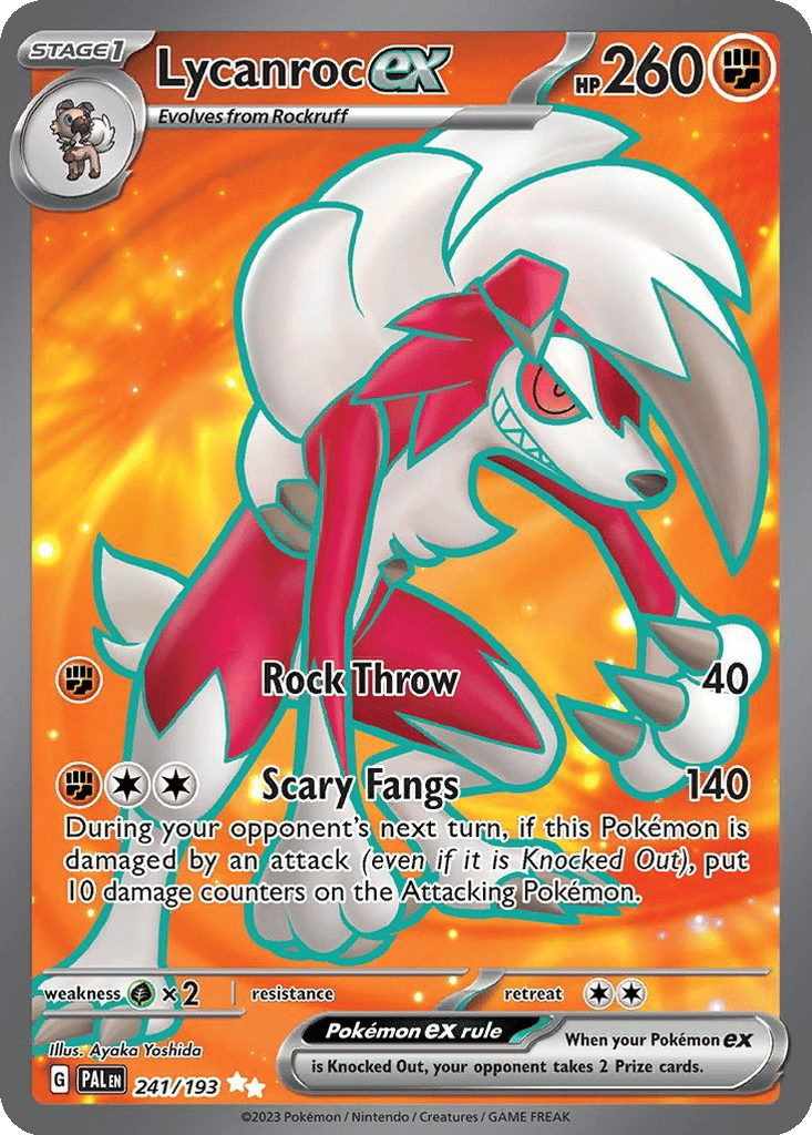Lycanroc ex card