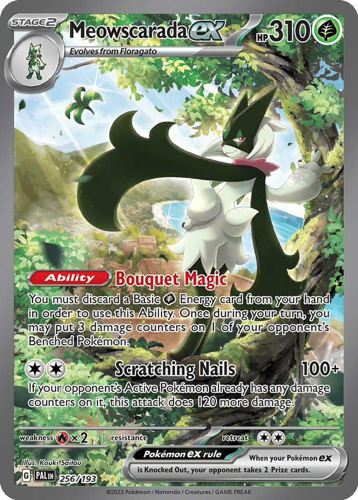 Meowscarada ex card