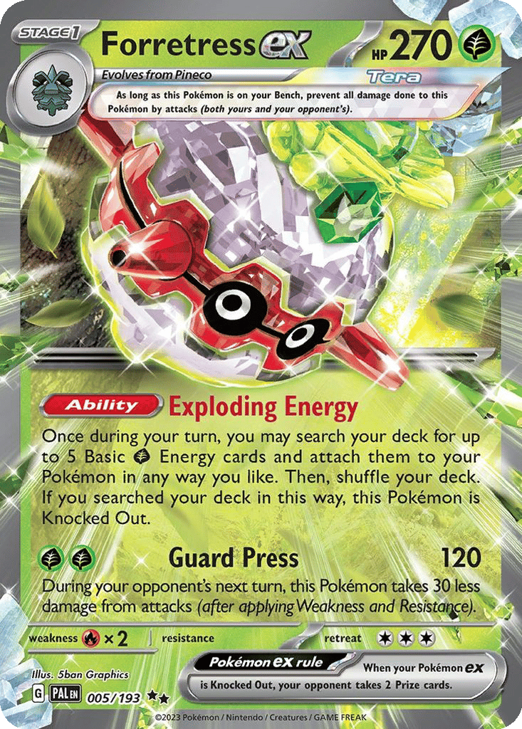 Forretress ex card