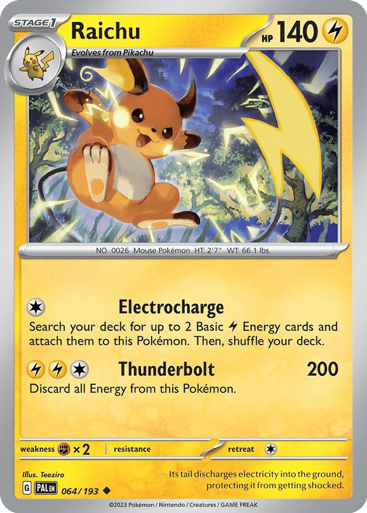 Raichu card