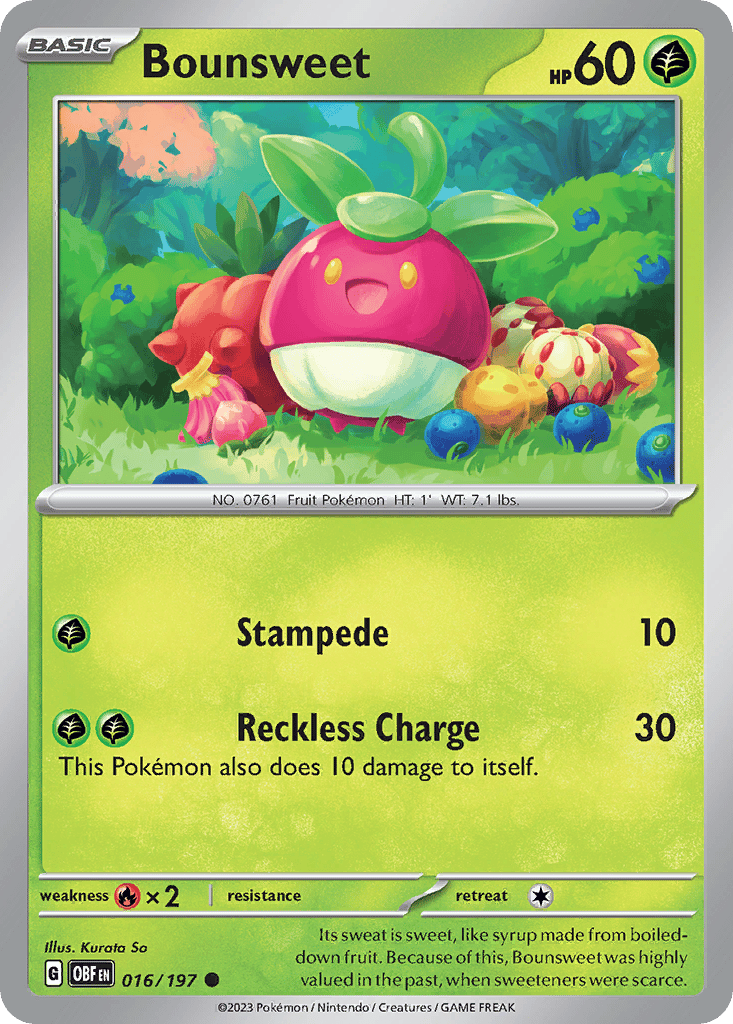 Bounsweet card