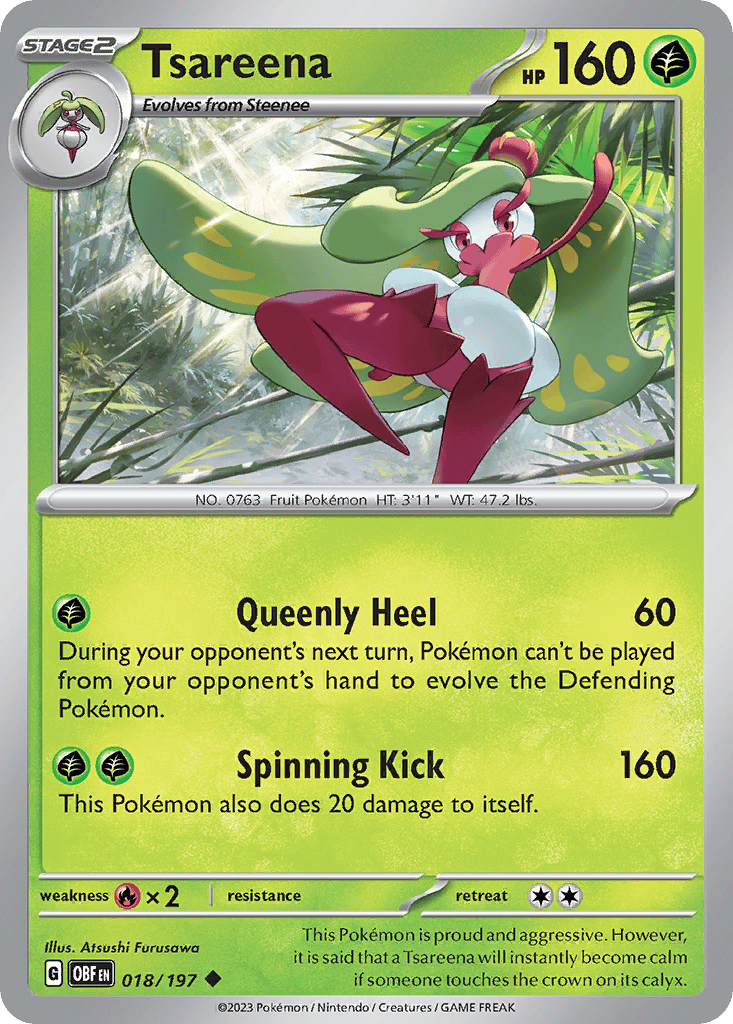 Tsareena card