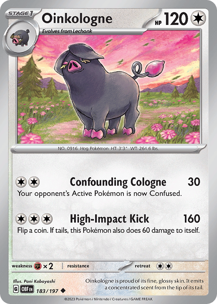 oinkologne pokemon card value ex #234 Prices | Scarlet & Violet The item may be similar but not exactly the same as the image (e.g Oinkologne Cards | Dex -