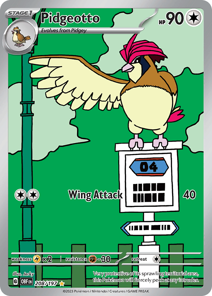 Pidgeotto card