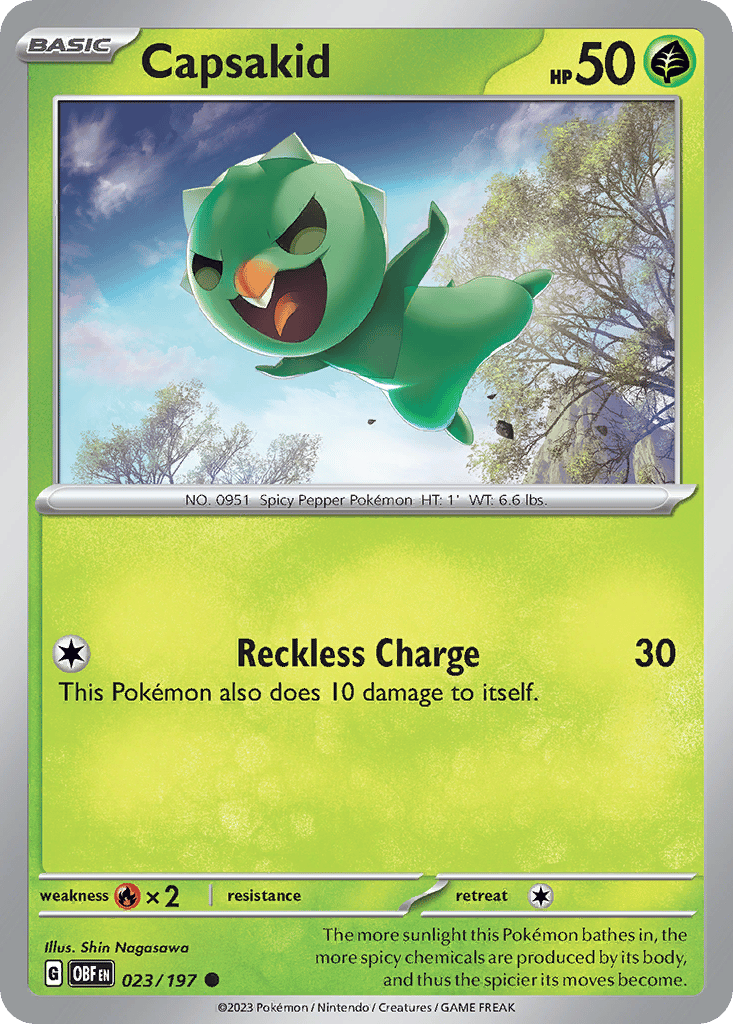 Capsakid card