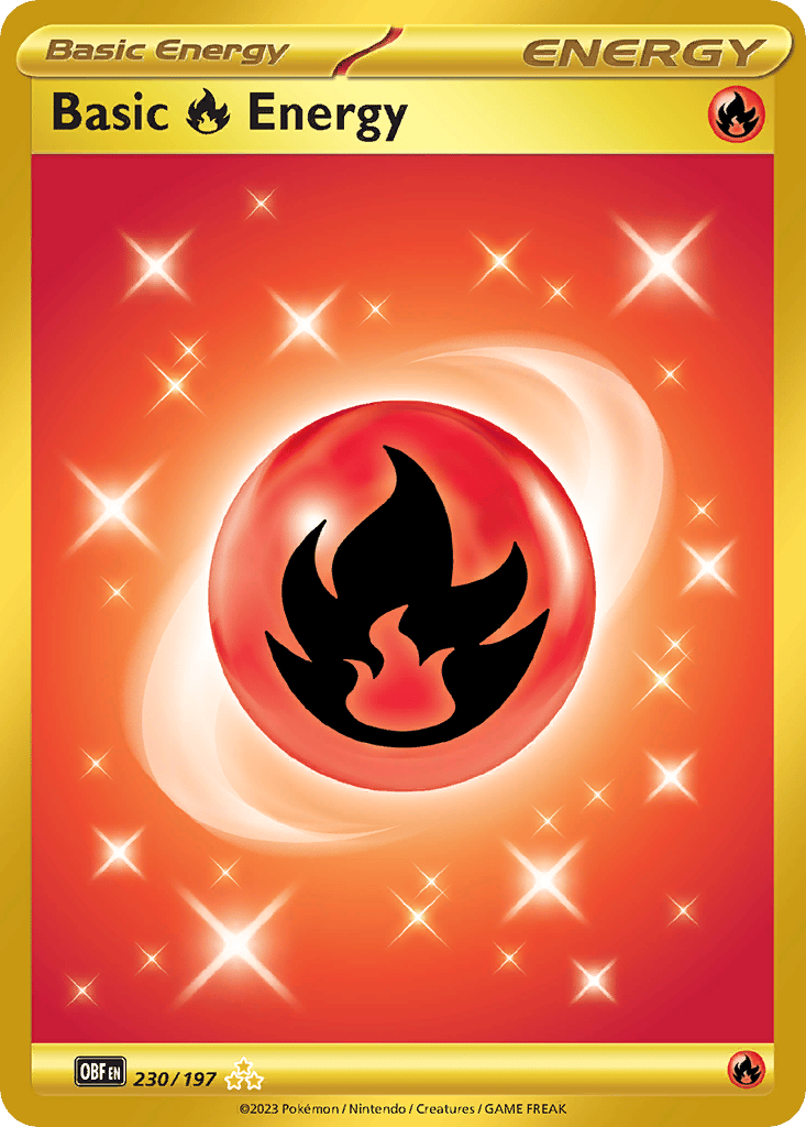 Basic Fire Energy card